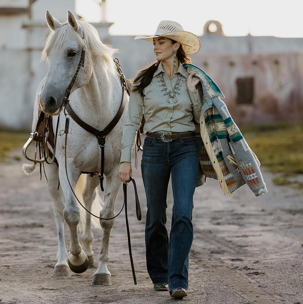 Fitted Western Button Up