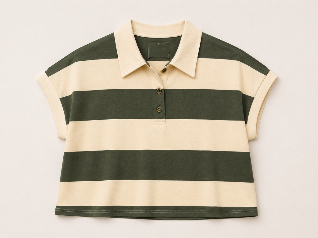 Wide Striped Polo