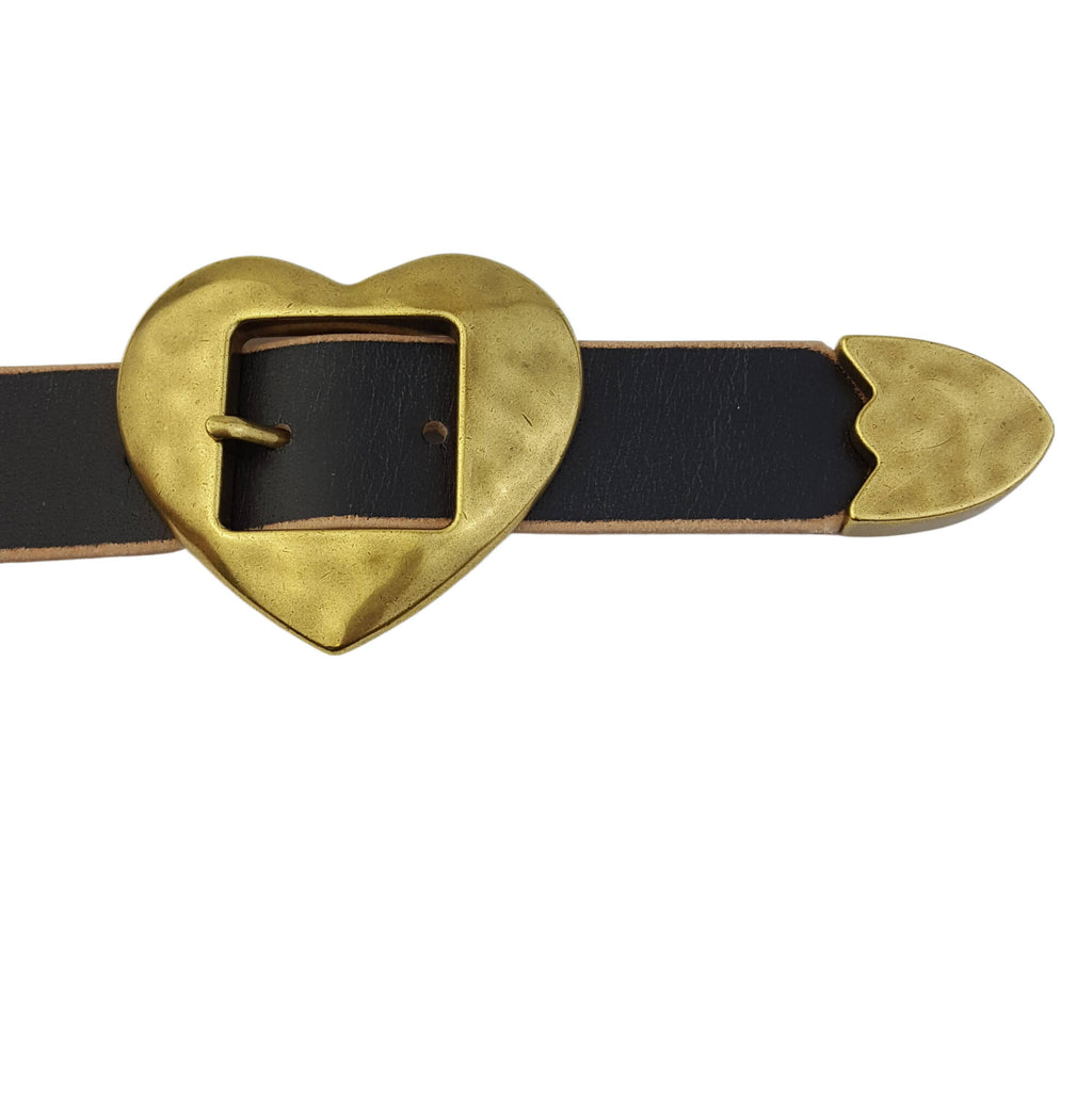 Vintage Love Heart Buckle Belt