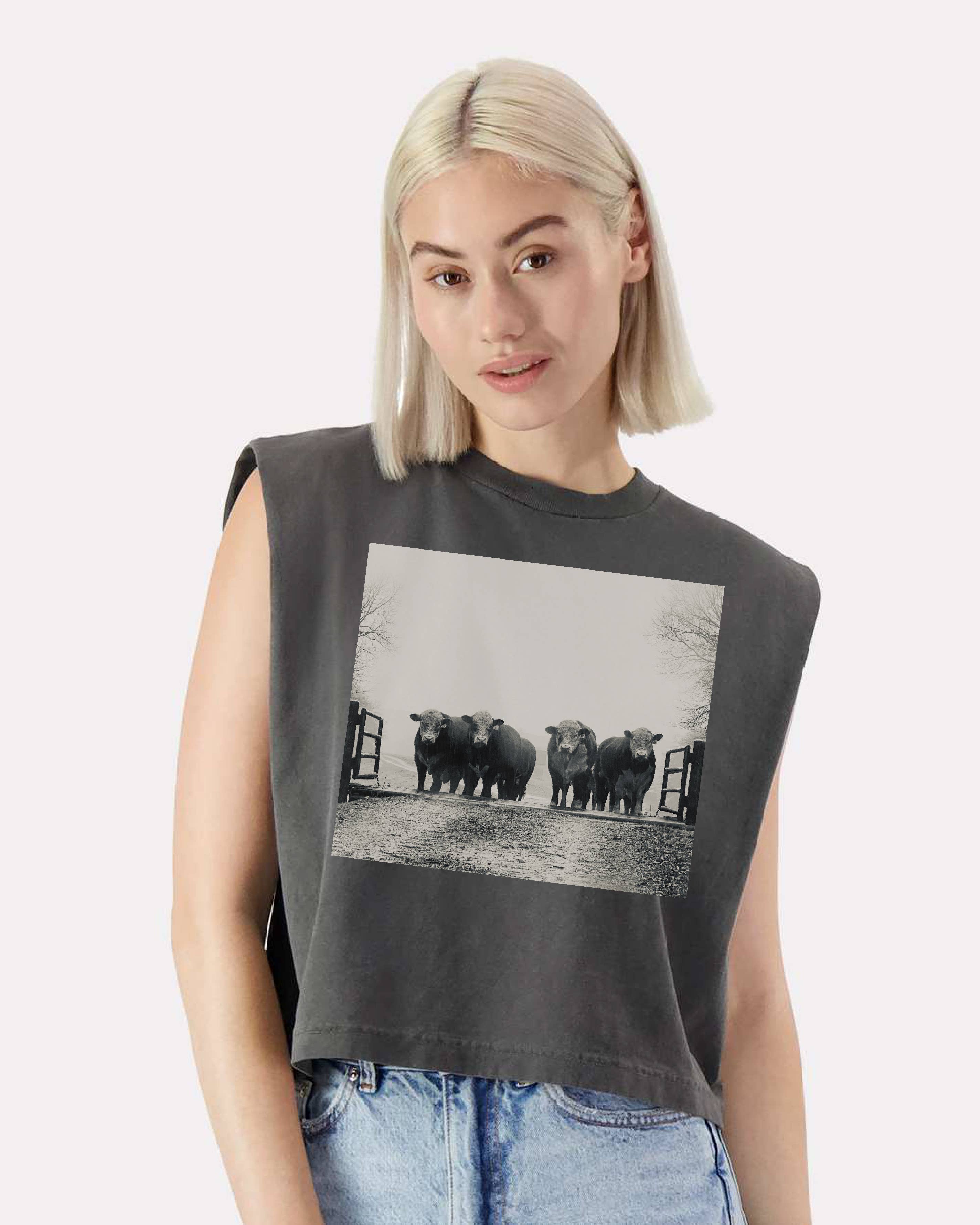 Boys are Back in Town Boxy Tank