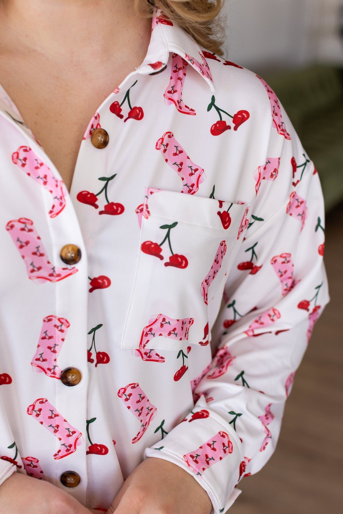 Cherry Cowgirl Pajama Set