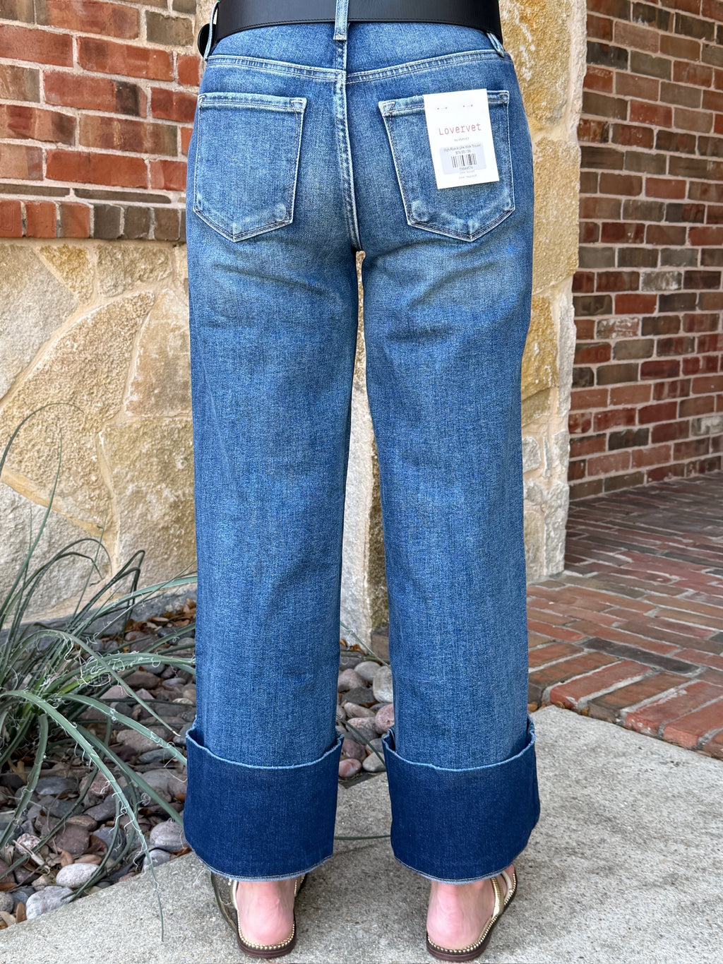 High Rise A-Line Wide Trouser