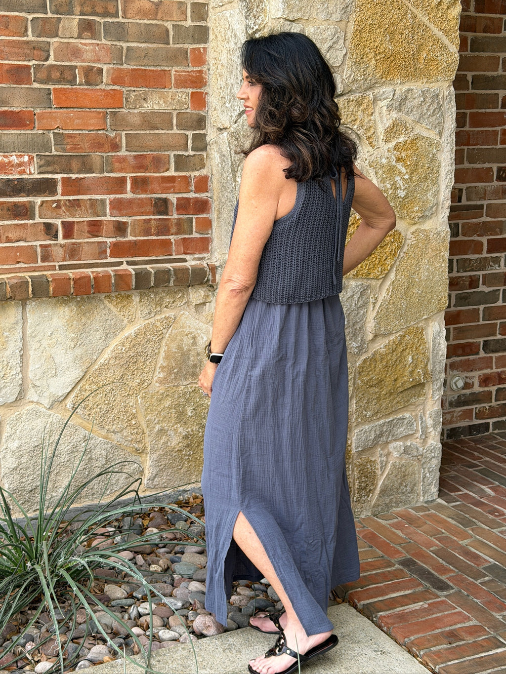 Sweater Layered Dress