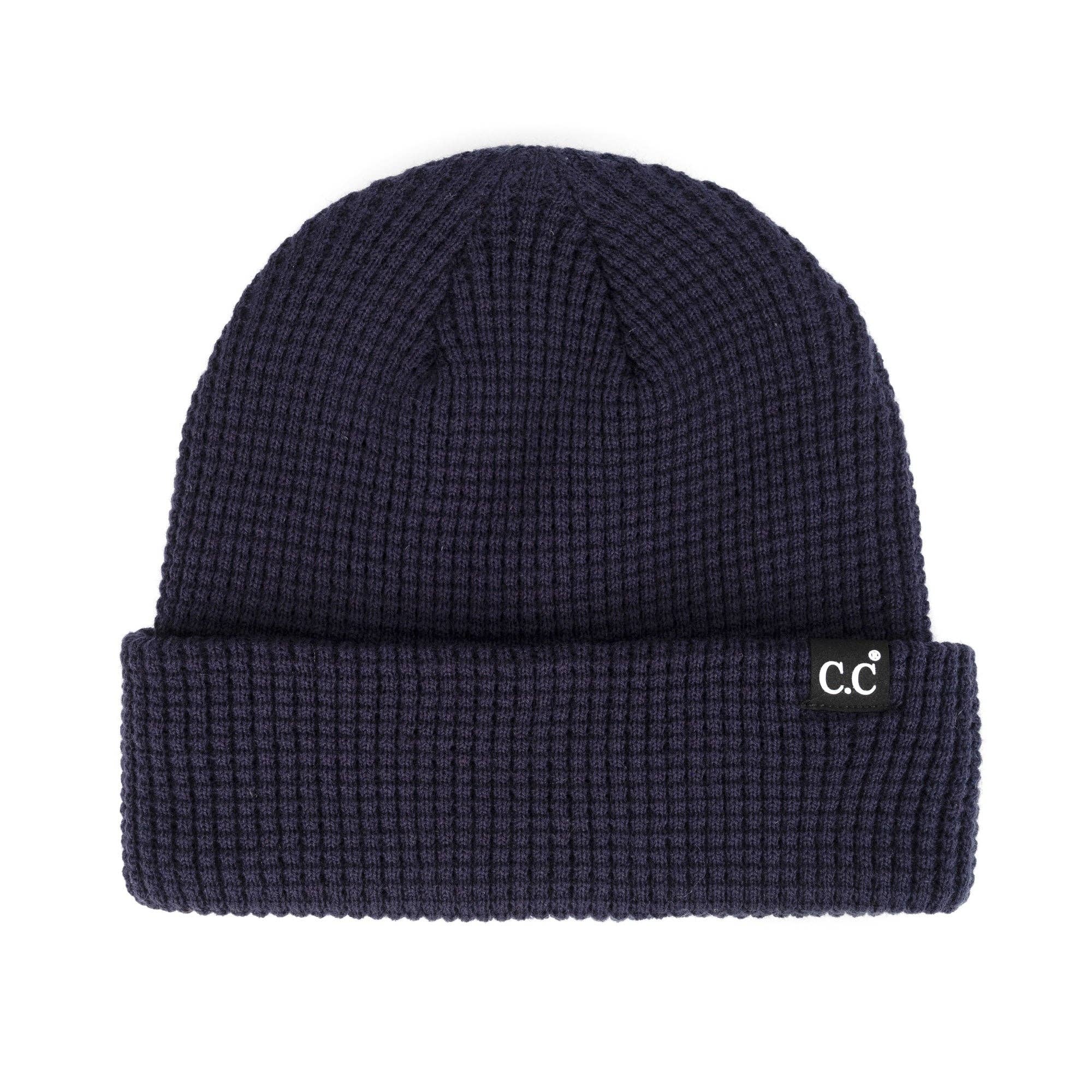 CC Beanie Waffle Knit