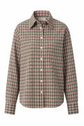 Green & Red Plaid Button Up