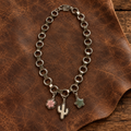 Western Three Charm Necklace