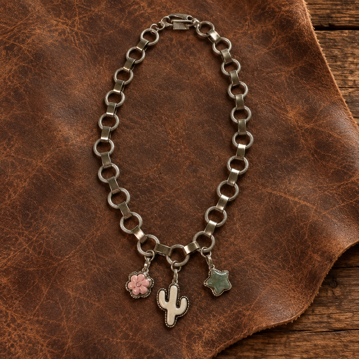 Western Three Charm Necklace
