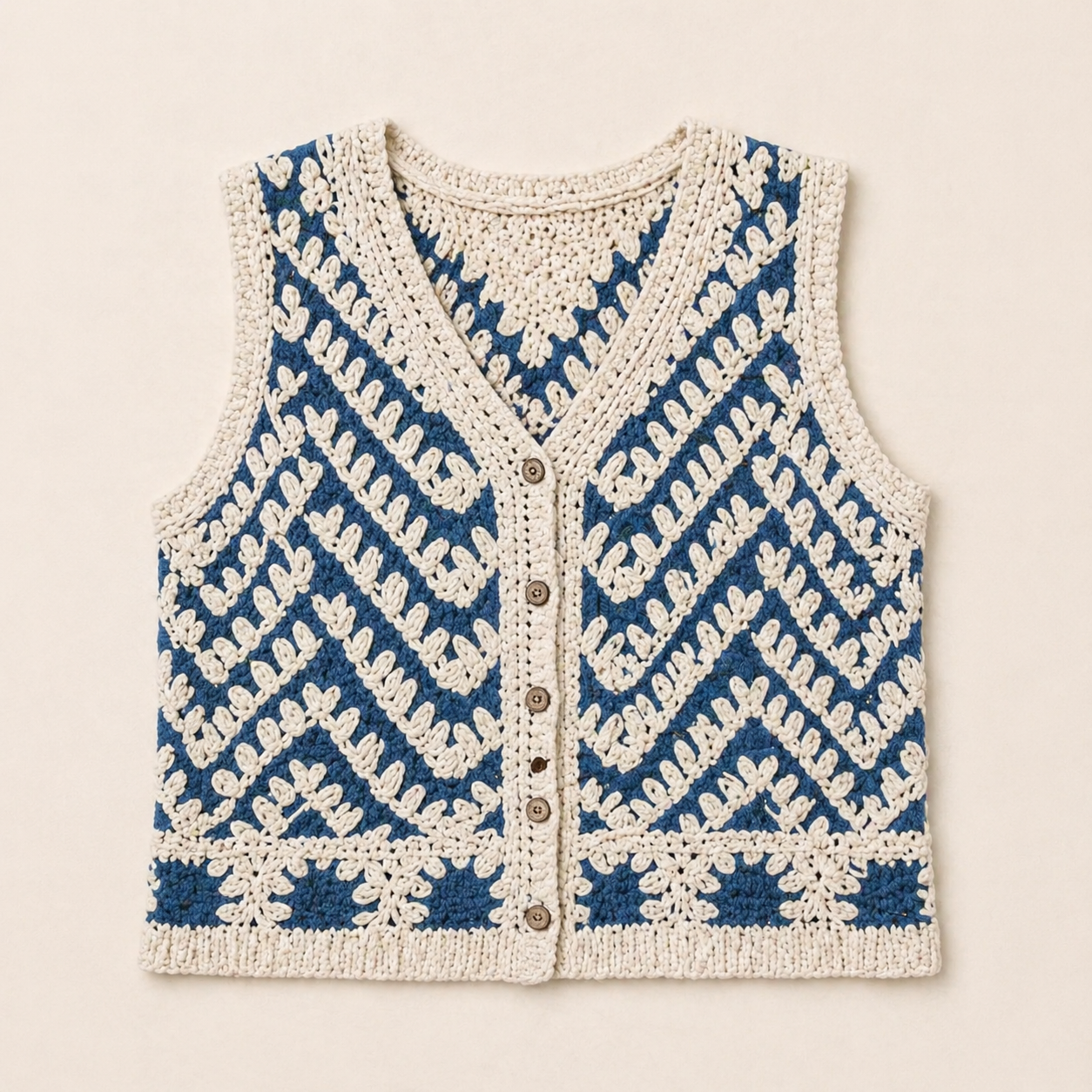 Sierra Azul Crochet Vest