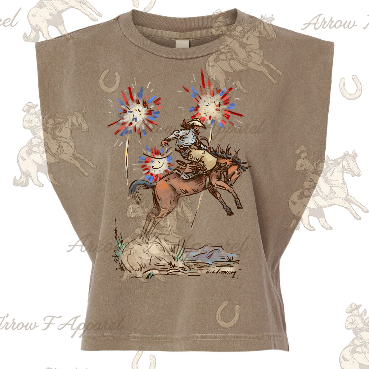 Fireworks Bronc Rider