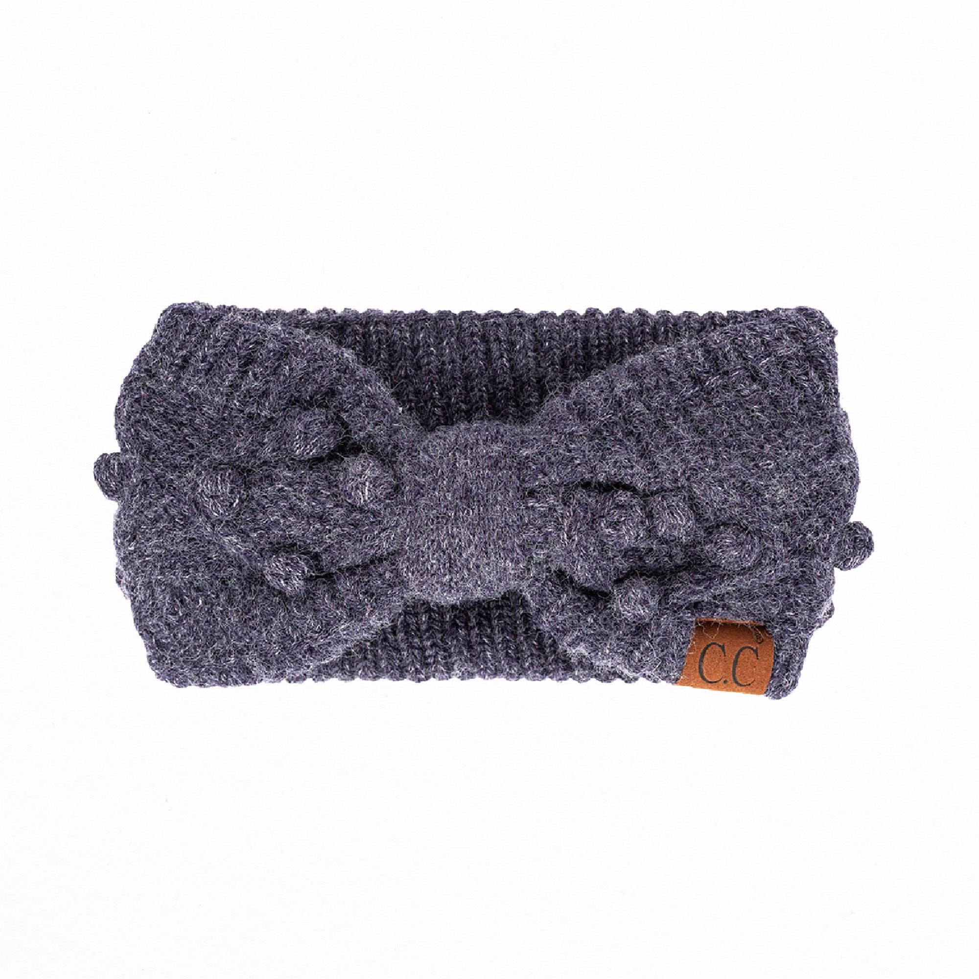 CC Crafted Pom Detail Head Wrap