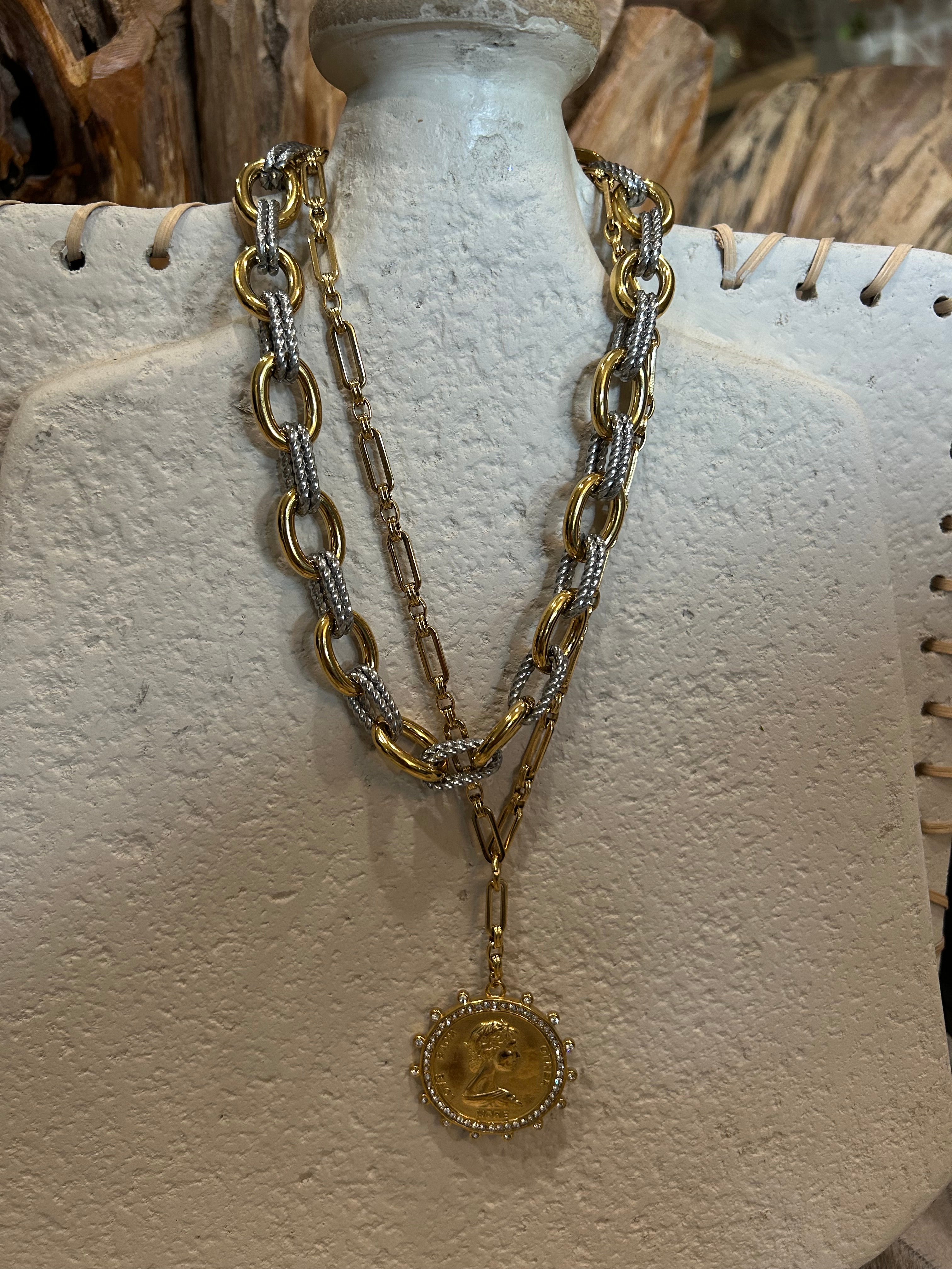 Gold Coin Necklace