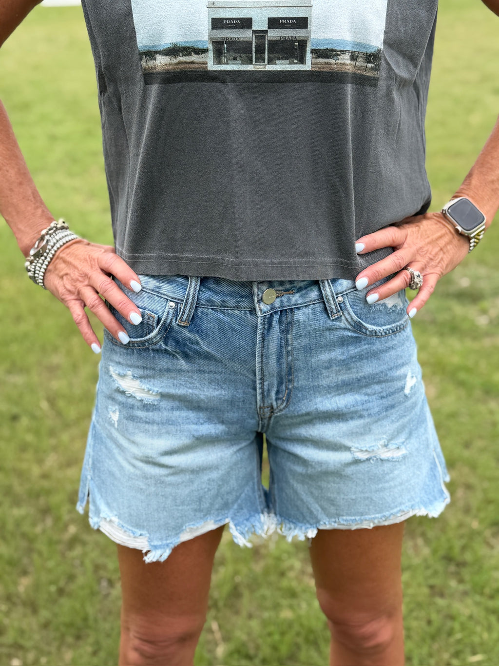 BOYFRIEND MIDI SHORTS