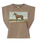 Vintage Horse Graphic Box Tank