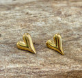 Heart Stud Earrings