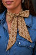 Cowboy Boots, Saddles, & Rope Silk Twilly