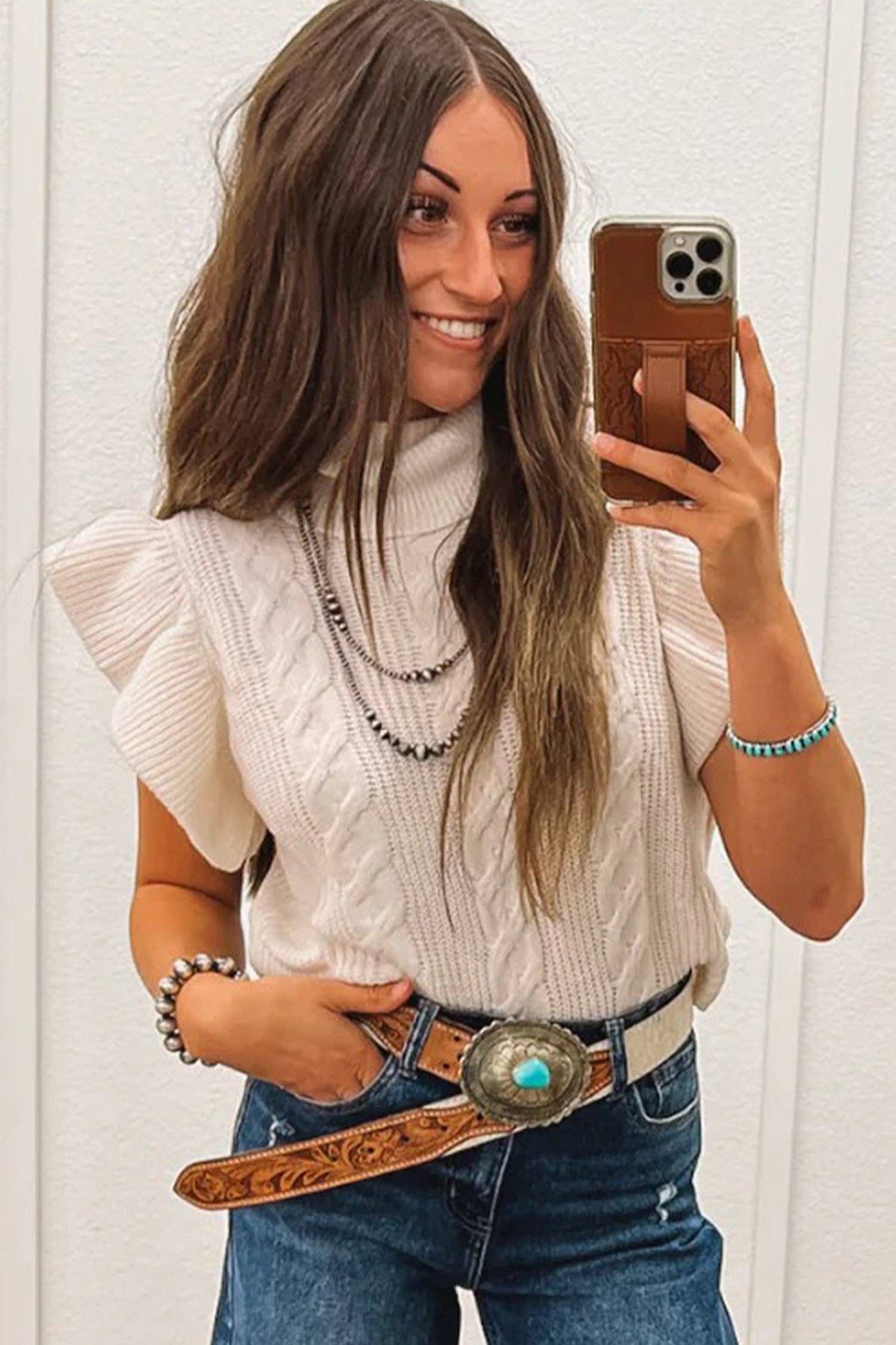 Cable Knit Turtleneck