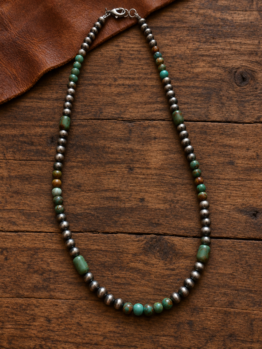 Navajo and Turquoise Beaded Necklace