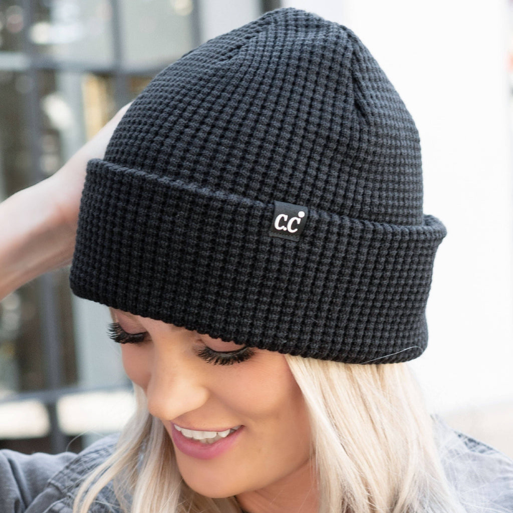 CC Beanie Waffle Knit