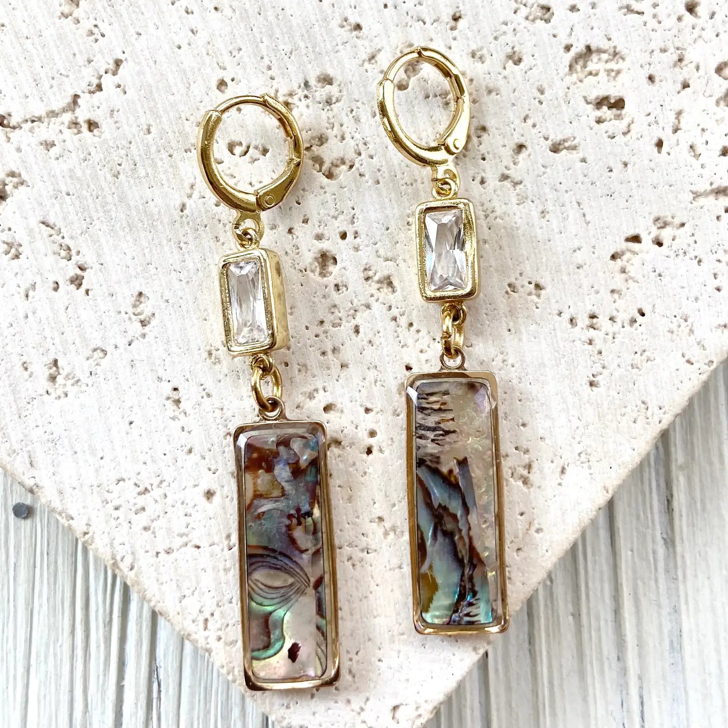 Shell Earrings Abalone Earrings