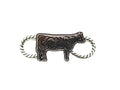 Western Cow Scarf Charm
