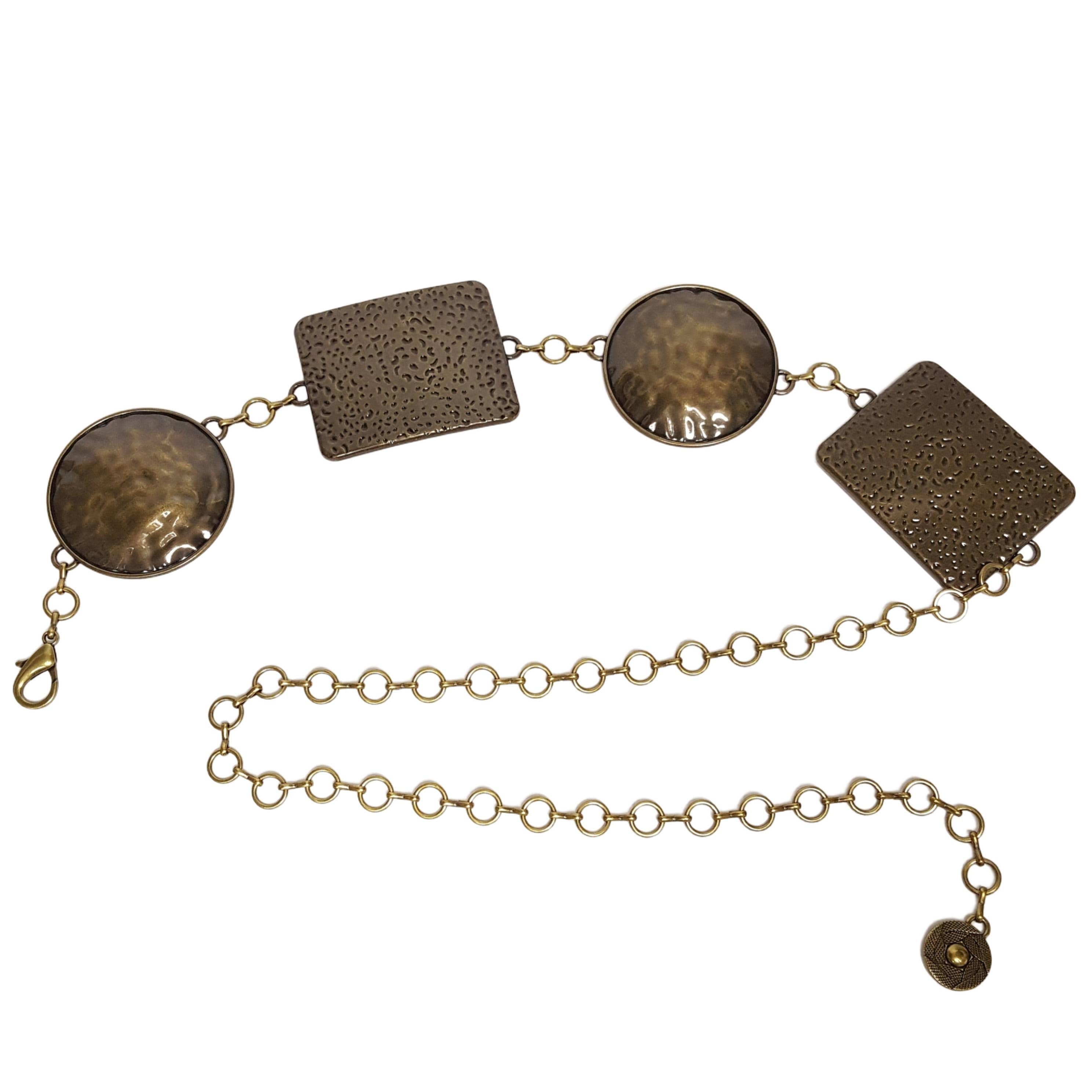Statement Medallion Chain Belt