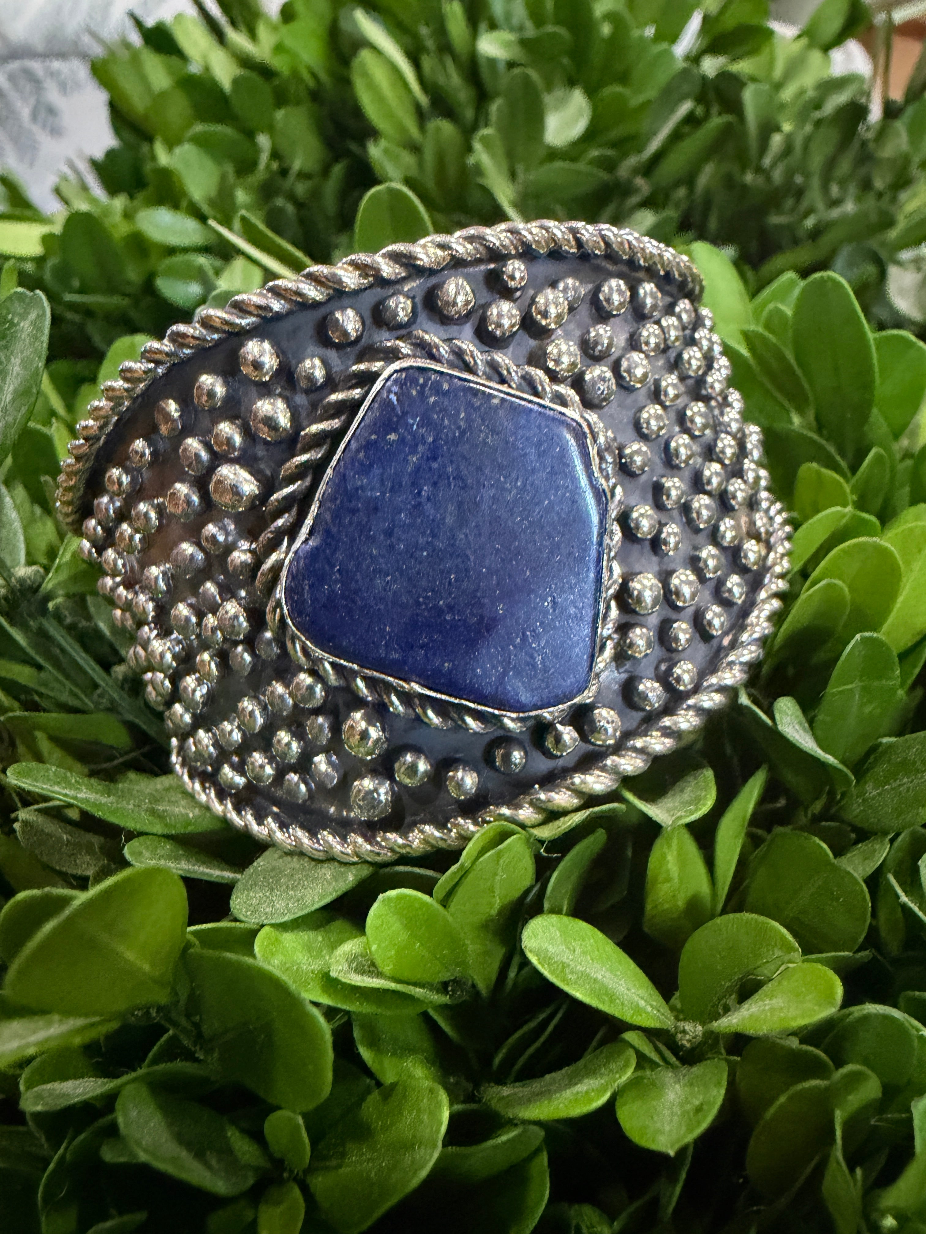 Lapis Dot Cuff
