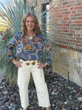 Western Motif Button Down
