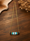 Seed Bead Bar Necklace