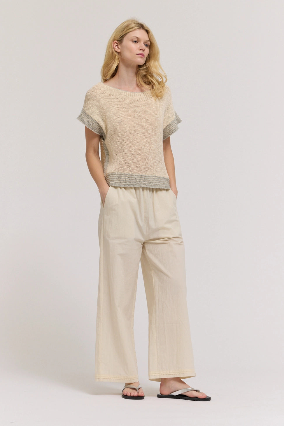 Coastal Calm Knit Top