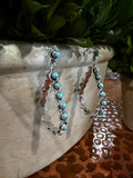 Turquoise Large Teardrop Earrings