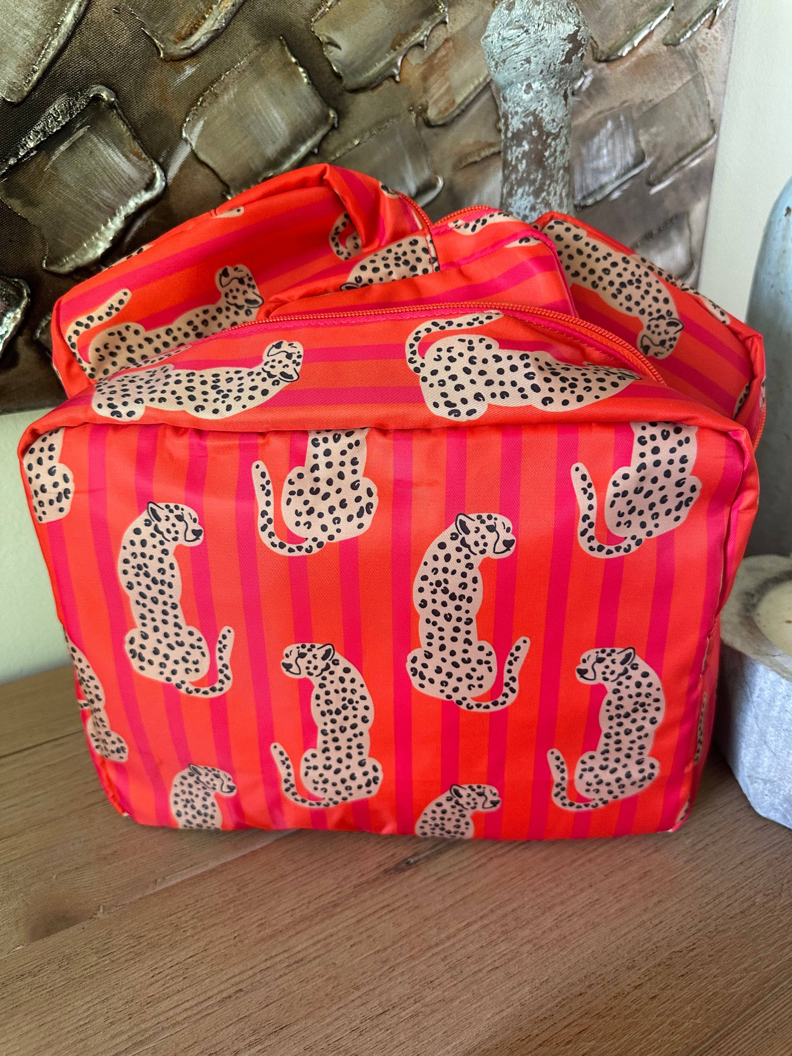 4 PIECE TOILETRY BAG - JUNGLE WILD