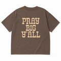 Pray Big Ya'll Graphic Tee - Summer Tee - Faith Graphic Tee