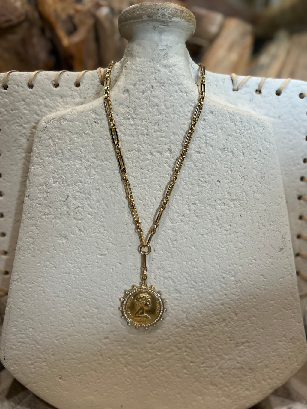 Gold Coin Necklace