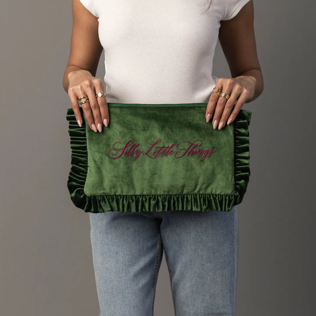 Ruffle Travel Pouch