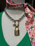 V2 LV Lock Necklace