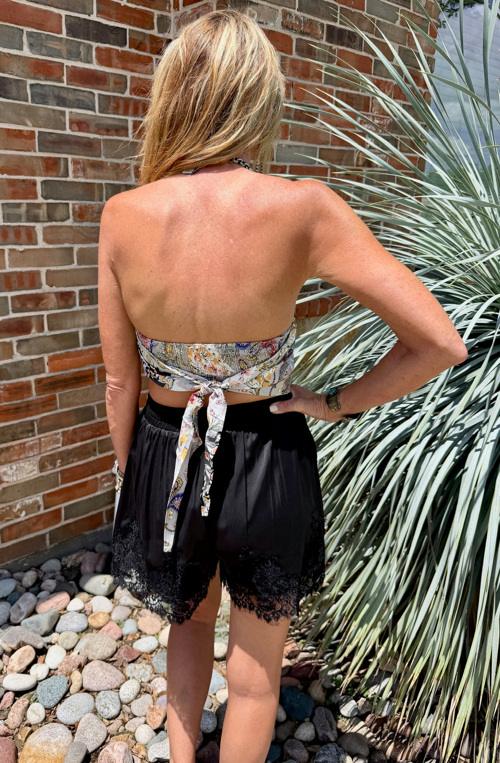 Paisley Print Bandana Top