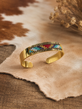 Small Cuff Seed Bead Bracelet