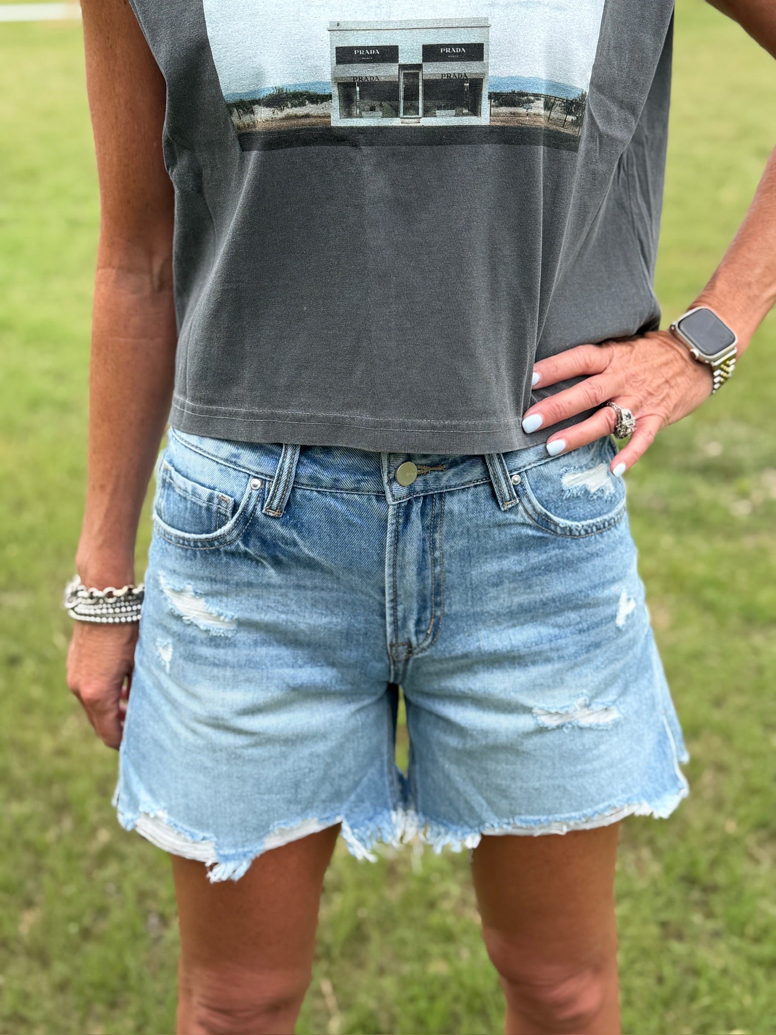 BOYFRIEND MIDI SHORTS