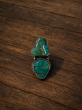 Double-Stone Turquoise Ring