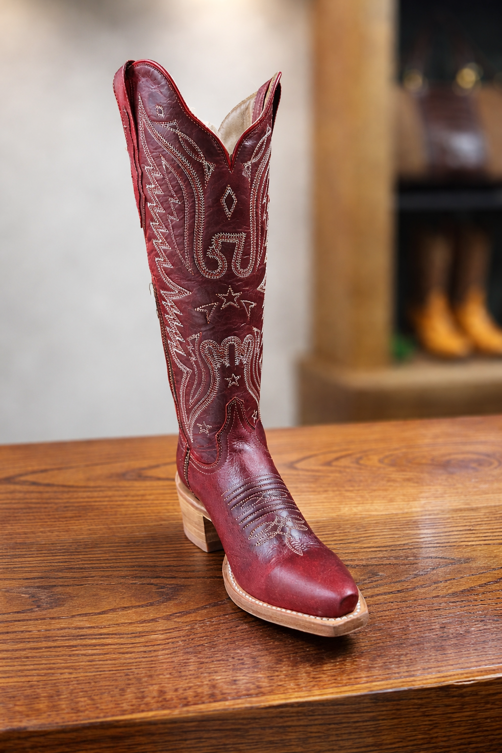 Bullion Red Boots