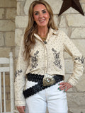 Embroidered Western Cotton Shirt