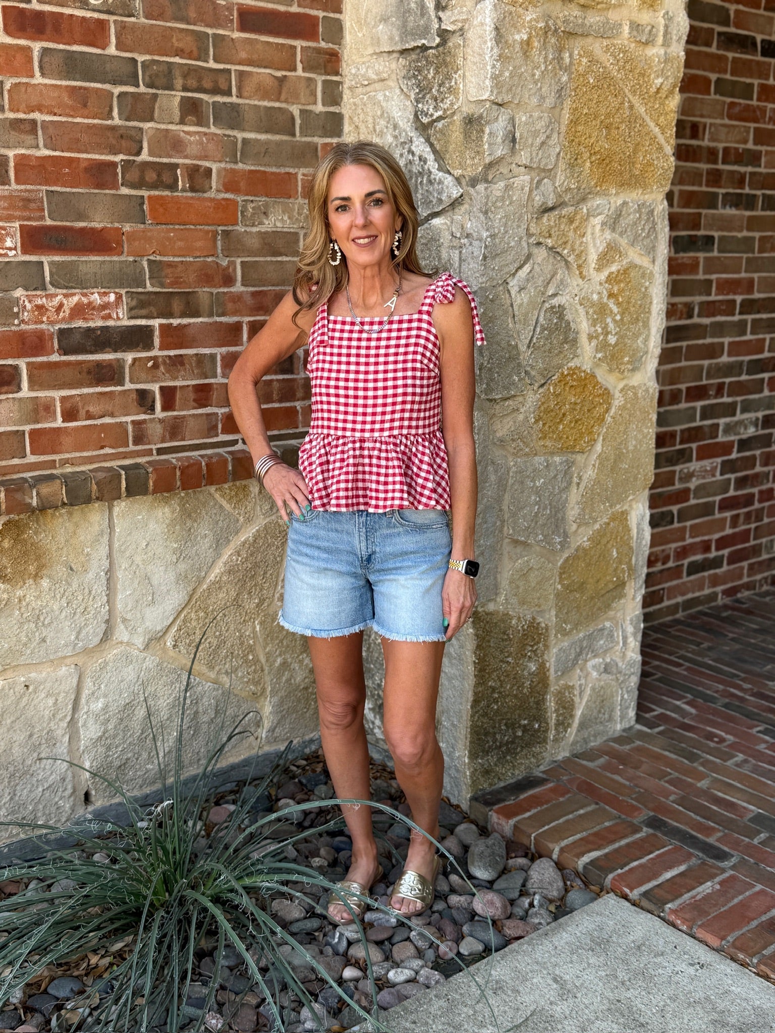 High Rise Boyfriend Shorts