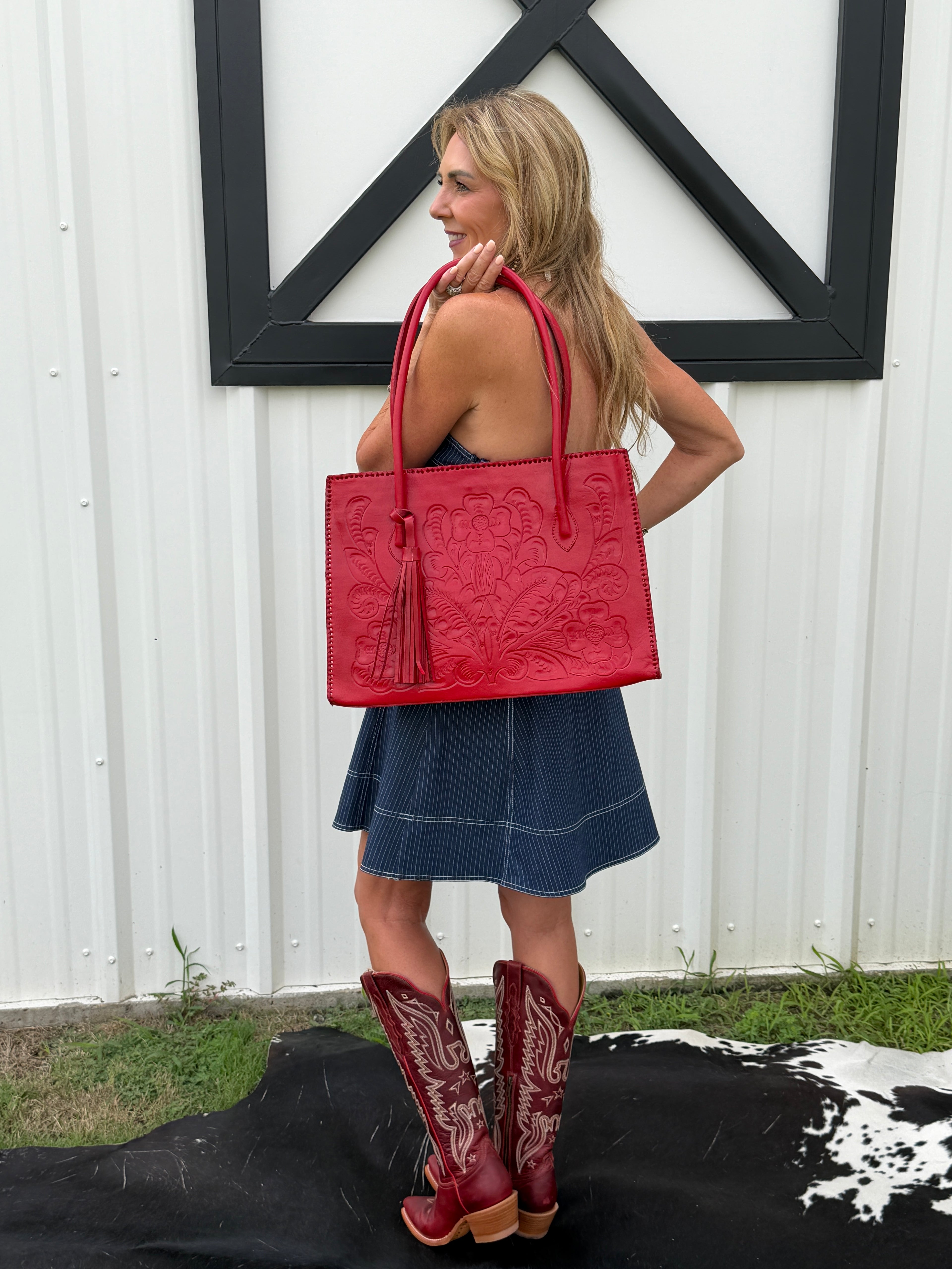 Bullion Red Boots