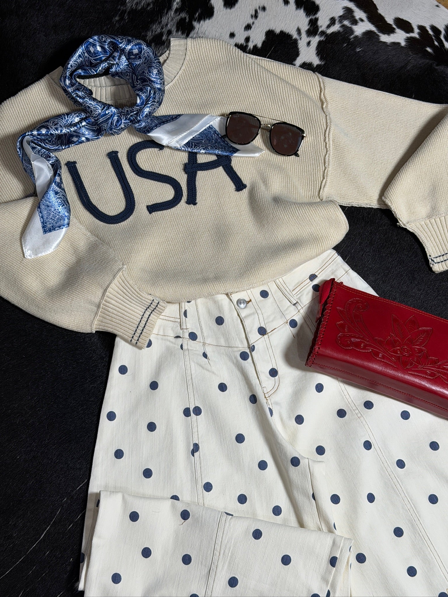 USA Knit Sweater
