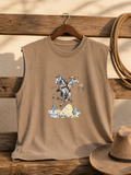 Cowgirl Bronc Muscle Tank