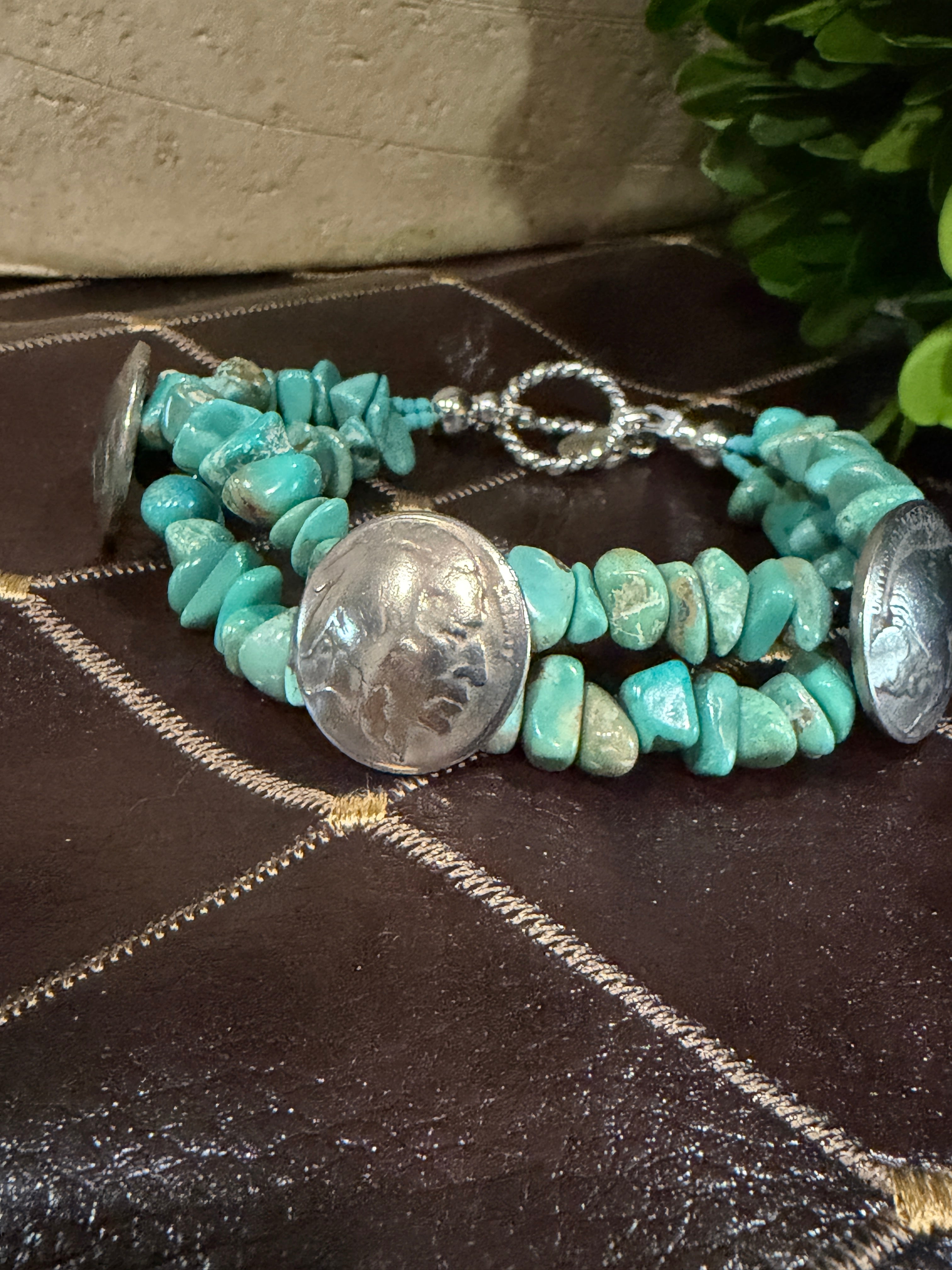 Triple Nickel Bracelet