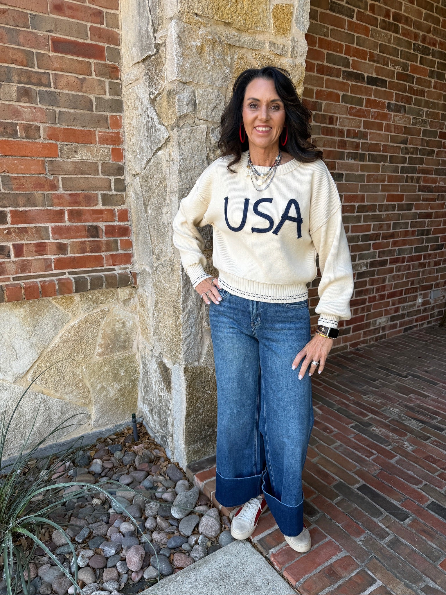 USA Knit Sweater