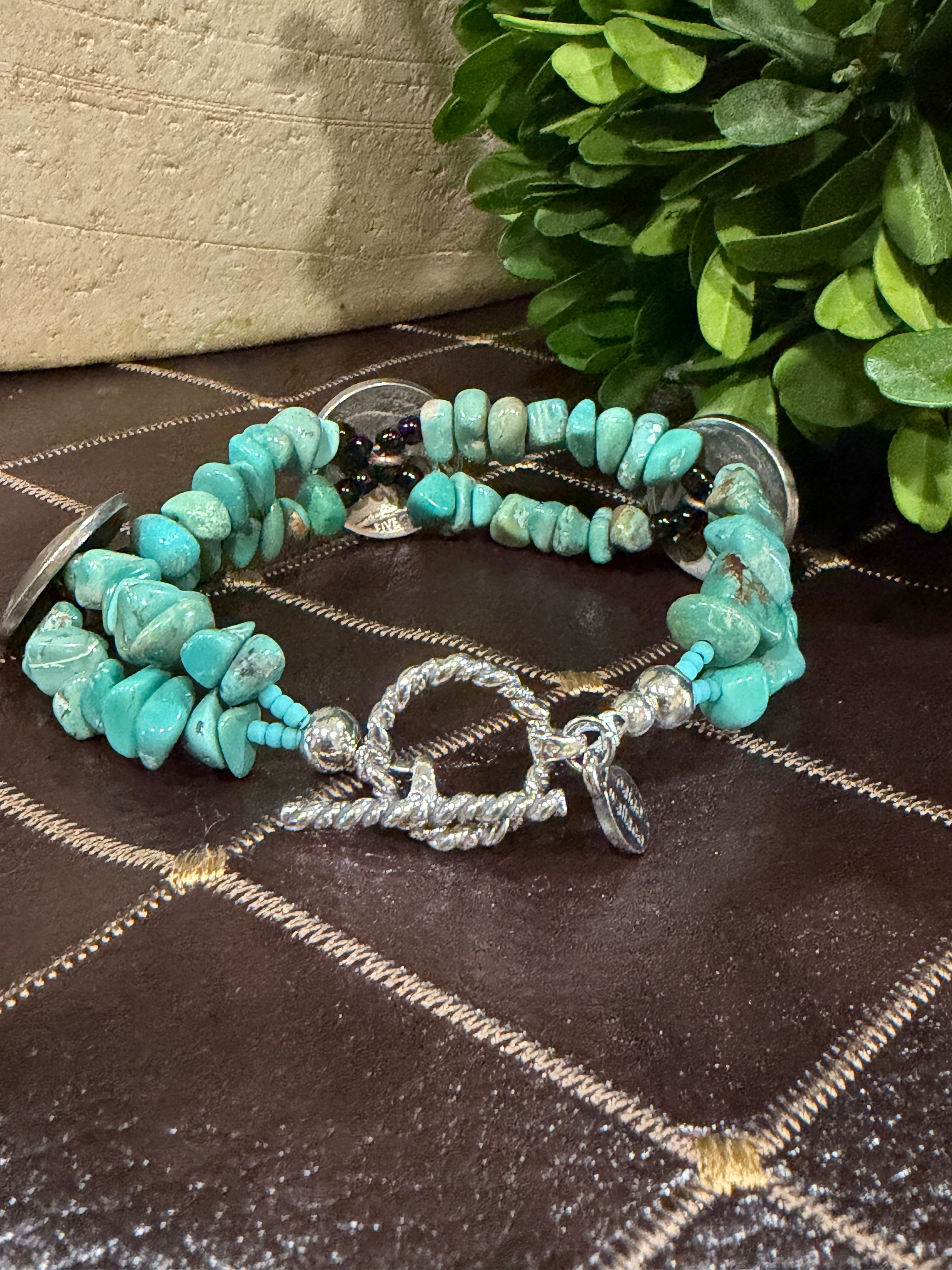 Triple Nickel Bracelet