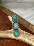 Triple Turquoise Statement Ring