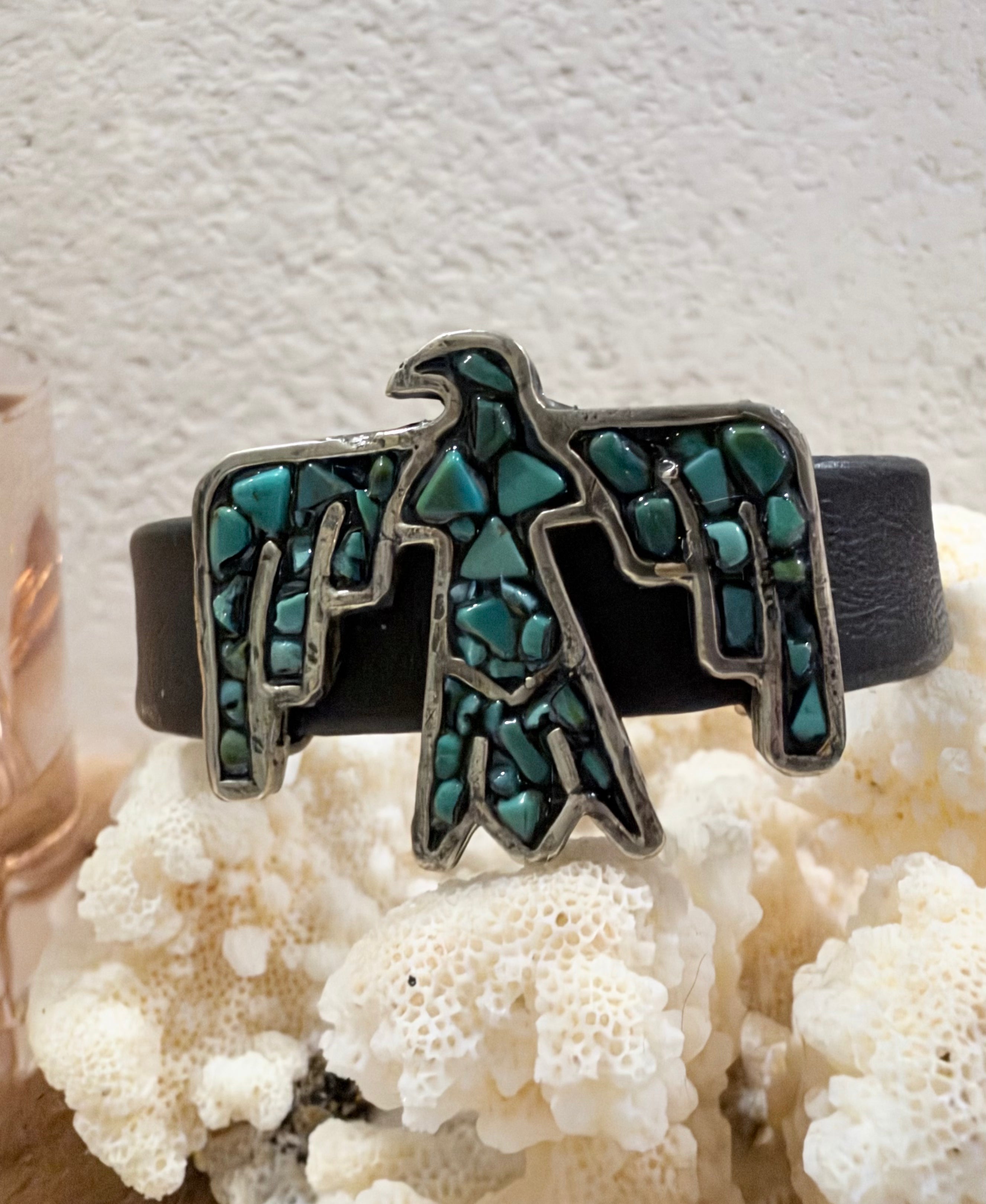 Turquoise Thunderbird Cuff